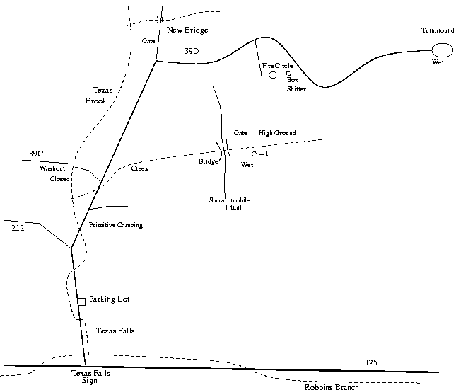 Map of Texas Gap